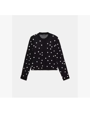 Kate Spade Enchanted Dot Nell Cardigan - Black