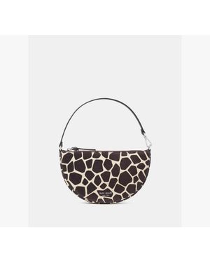 Kate Spade Wink Giraffe Suede Wristlet - White