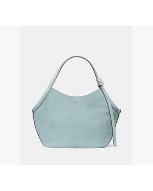 Kate Spade Deco Suede Small Tulip Tote Bag - Blue