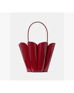 Kate Spade The Patent Spade Flower Bucket Bag - Red