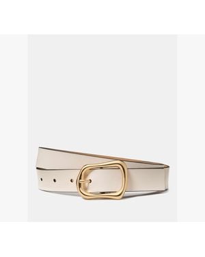 Kate Spade Molten Buckle Belt - Metallic