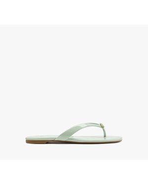 Kate Spade Flower Flip Flop Sandals - White