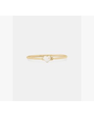 Kate Spade Heart And Spade Bangle - White
