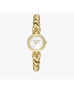 Kate Spade Monroe Braid Twist Watch - Metallic
