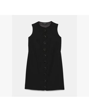 Kate Spade Scallop Shift Dress - Black