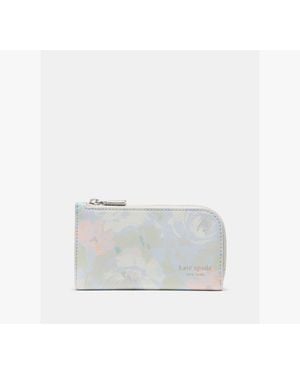 Kate Spade Devin Hidden Garden Small Bifold Wallet - White