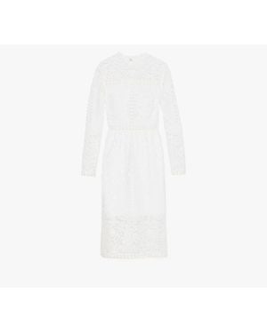 Kate Spade Guipure Lace Dress - White