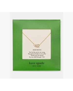 Kate Spade Dear Bestie Pendant - Green
