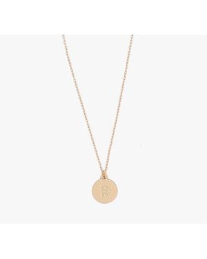 Kate Spade Initial R Mini Pendant - White