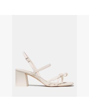 Kate Spade Loop Block Heel Sandal - White