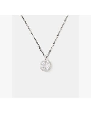 Kate Spade Opulence Octagon Stone Pendant - White