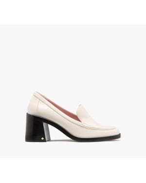 Kate Spade Lori Heeled Loafers - White