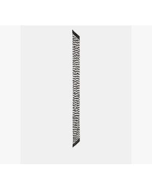 Kate Spade Modern Feathers Silk Skinny - White