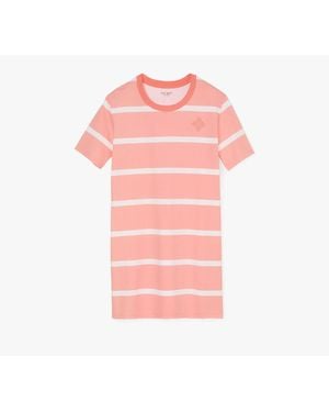 Kate Spade Montauk Stripe T-Shirt Dress - Pink