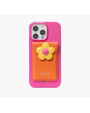 Kate Spade Floral Wallet Iphone 16 Pro Max Case - Pink
