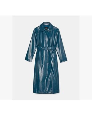 Kate Spade Glazed Trench - Blue