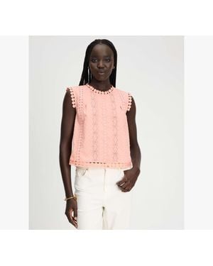 Kate Spade Dot Trim Shell - Pink