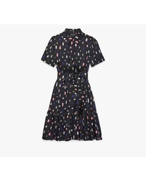 Kate Spade Painterly Strokes Shirt Dress - Blue