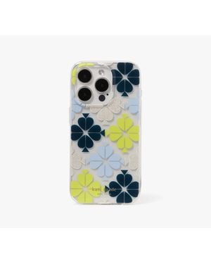 Kate Spade Flower Iphone 15 Pro Case - Green