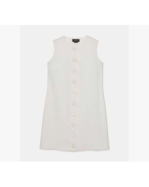 Kate Spade Scallop Shift Dress - White