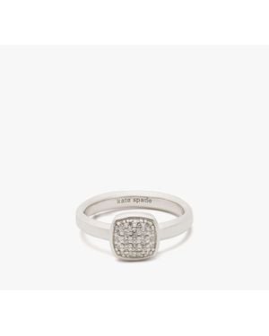 Kate Spade Fine Time To Shine Pavé Diamond Ring - White