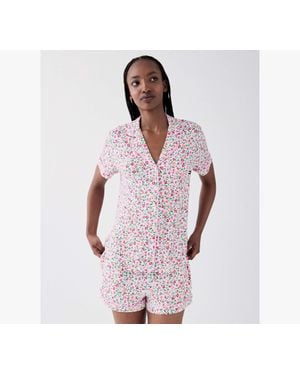 Kate Spade Boxer Pajama Set - White