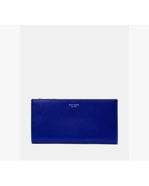 Kate Spade Classic Large Bifold Wallet - Blue