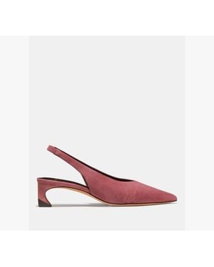 Kate Spade Viv Kitten Heel Pump - Red