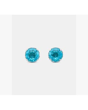 Kate Spade That Sparkle Round Earrings - Blue