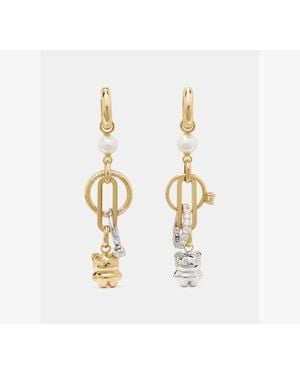 Kate Spade Bits And Baubles Statement Linear Earrings - White