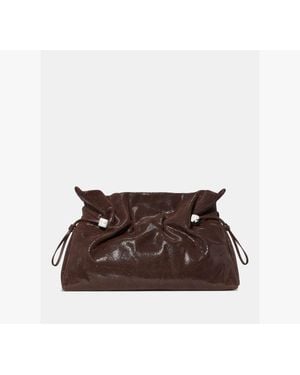 Kate Spade Rio Dot Suede Large Clutch Bag - Brown