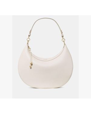 Kate Spade Liv Large Leather Shoulder Bag - White