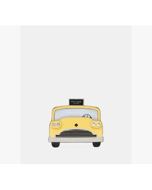 Kate Spade Hey Taxi Embellished Card Case - Metallic