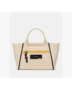 Kate Spade Dash Taxi Canvas Tote Bag - Natural