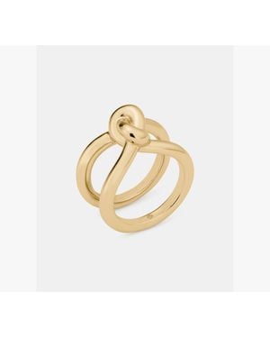 Kate Spade Sailor's Knot Statement Ring - Metallic