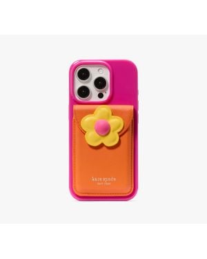 Kate Spade Floral Wallet Iphone 16 Pro Case - Pink