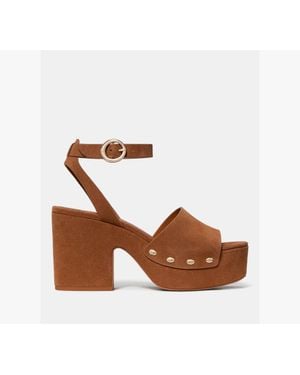 Kate Spade Halo Platform Sandal - Brown