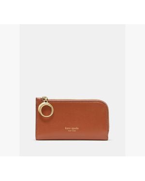 Kate Spade Halo Small Bifold Wallet - Brown