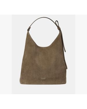 Kate Spade Loop Suede Large Carryall Bag - Brown