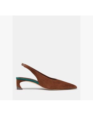 Kate Spade Viv Kitten Heel Pump - Brown