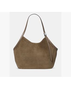 Kate Spade Deco Suede Tulip Tote Bag - Brown
