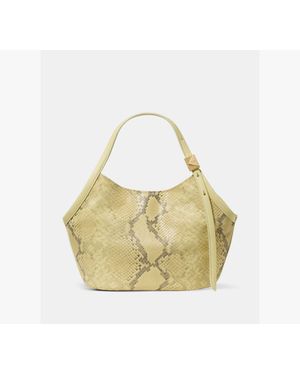 Kate Spade Deco Snake Embossed Small Tulip Tote Bag - Metallic