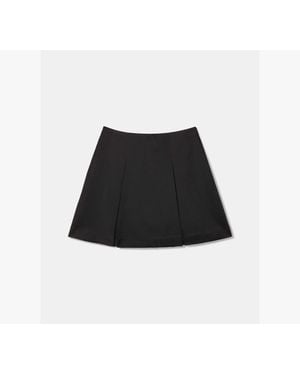 Kate Spade Box Pleat Mini Skirt - Black