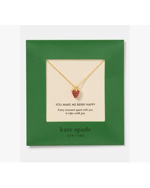 Kate Spade Gifting You Make Me Berry Happy Pendant - Green