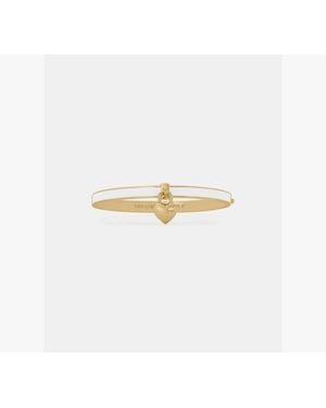 Kate Spade Heart And Spade Thin Bangle - White