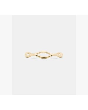 Kate Spade Wave Thin Bangle - White