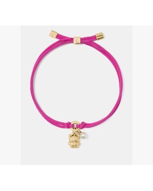 Kate Spade Bits And Baubles Critter Cord Bracelet - Pink