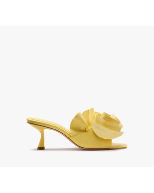 Kate Spade Flourish Heeled Sandal - Yellow