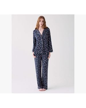 Kate Spade Long Pajama Set - Blue