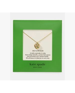 Kate Spade Self-Love Club Pendant - Green